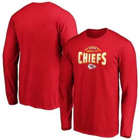 Men's Kansas City Chiefs Red Darius Rucker Long Sleeve T Shirt