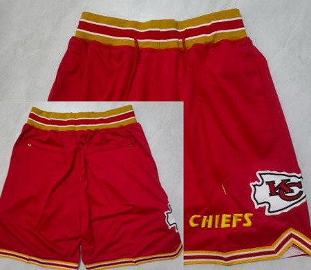 Men's Kansas City Chiefs Red Just Don Shorts