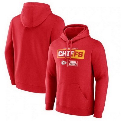 Men's Kansas City Chiefs Red NFL x Bud Light Pullover Hoodie
