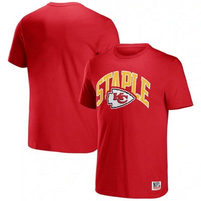 Men's Kansas City Chiefs Red NFL x Staple Logo Lockup T Shirt