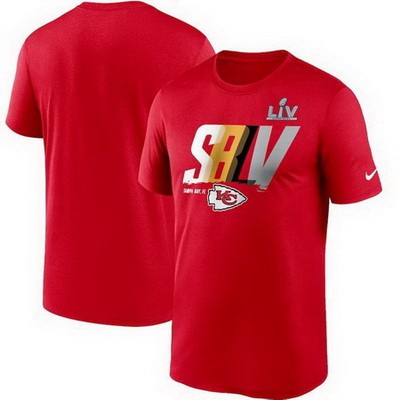 Men's Kansas City Chiefs Red Printed T Shirt 302289