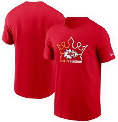 Men's Kansas City Chiefs Red Printed T Shirt 302291