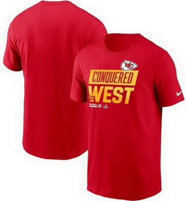 Men's Kansas City Chiefs Red Printed T Shirt 302293