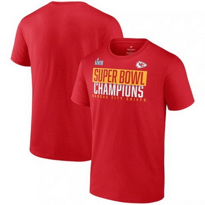 Men's Kansas City Chiefs Red Printed T Shirt 302294