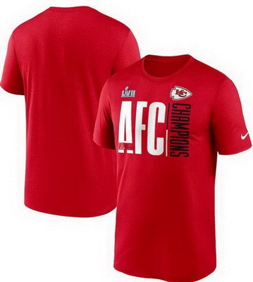 Men's Kansas City Chiefs Red Printed T Shirt 302299