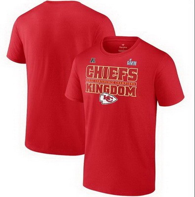 Men's Kansas City Chiefs Red Printed T Shirt 302324