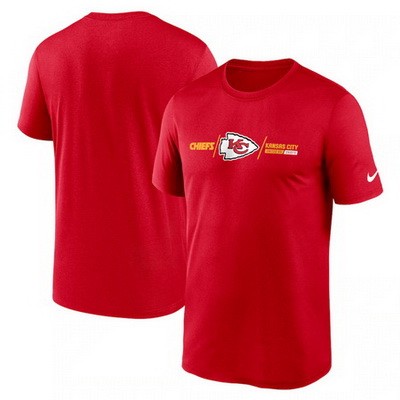 Men's Kansas City Chiefs Red Printed T Shirt 302477