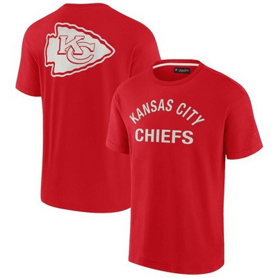 Men's Kansas City Chiefs Red Super Soft Short Sleeve T Shirt