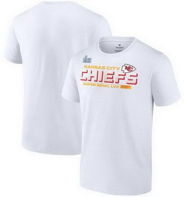 Men's Kansas City Chiefs White Printed T Shirt 302303