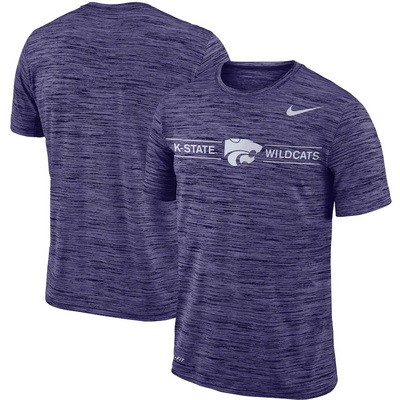 Men's Kansas State Wildcats Purple Velocity Sideline Legend Performance T Shirt 201054