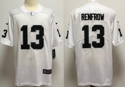 Men's Las Vegas Raiders #13 Hunter Renfrow Limited White Vapor Untouchable Jersey