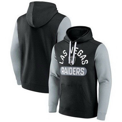 Men's Las Vegas Raiders Black Extra Point Pullover Hoodie