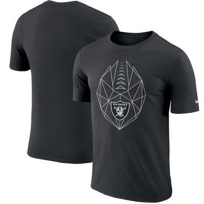 Men's Las Vegas Raiders Black Fan Gear Icon Performance T-Shirt