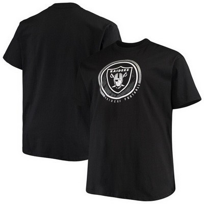 Men's Las Vegas Raiders Black Printed T Shirt 302251