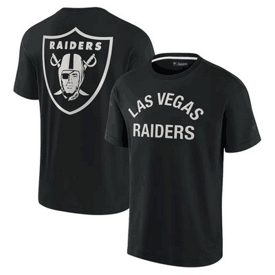 Men's Las Vegas Raiders Black Super Soft Short Sleeve T Shirt