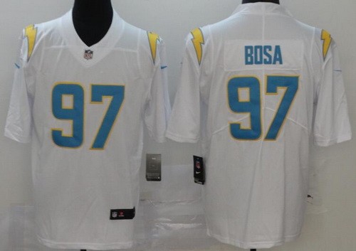 Men's Los Angeles Chargers #97 Joey Bosa Limited White 2020 Vapor Untouchable Jersey