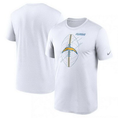 Men's Los Angeles Chargers White Legend Icon Performance T Shirt