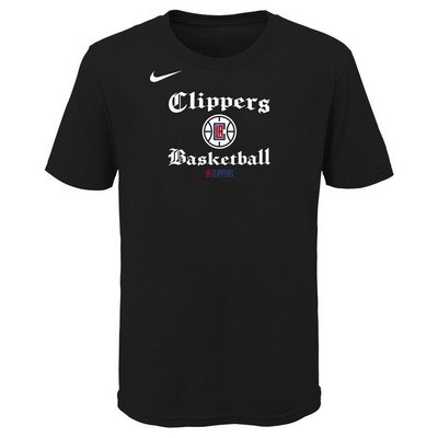 Men's Los Angeles Clippers Black Printed T Shirt 211020