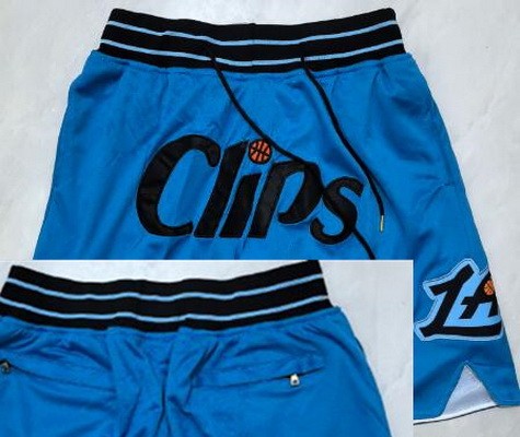 Men's Los Angeles Clippers Blue 2024 City Just Don Shorts