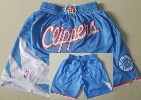 Men's Los Angeles Clippers Blue City Just Don Shorts