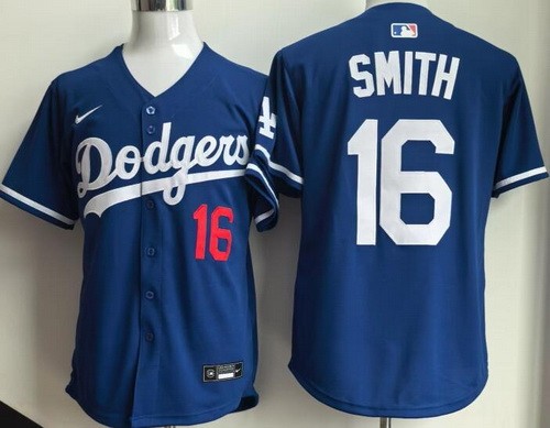 Men's Los Angeles Dodgers #16 Will Smith Blue Limitedd Jersey