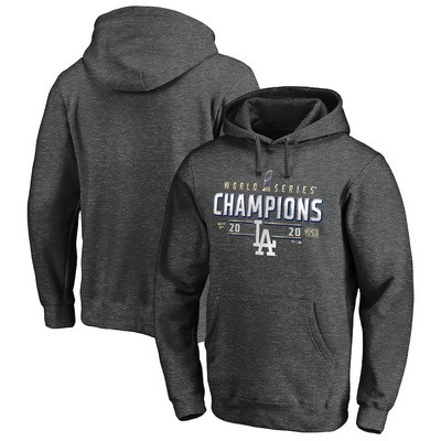 Men's Los Angeles Dodgers 2020 World Series Champions Pullover Hoodie 1009