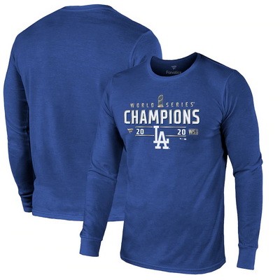 Men's Los Angeles Dodgers 2020 World Series Champions Pullover Hoodie 1011