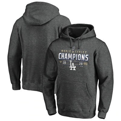 Men's Los Angeles Dodgers 2020 World Series Champions Pullover Hoodie 1012