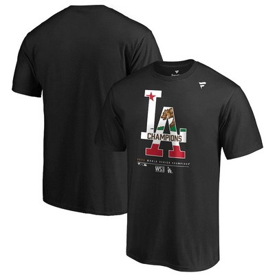 Men's Los Angeles Dodgers 2020 World Series Champions T Shirt 1031