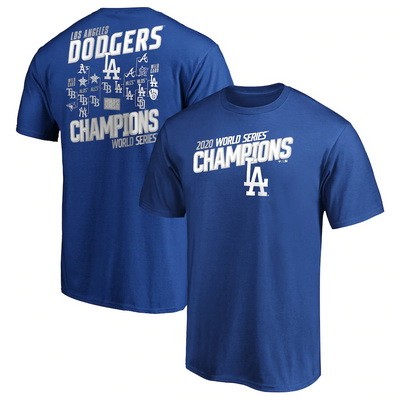 Men's Los Angeles Dodgers 2020 World Series Champions T Shirt 1044