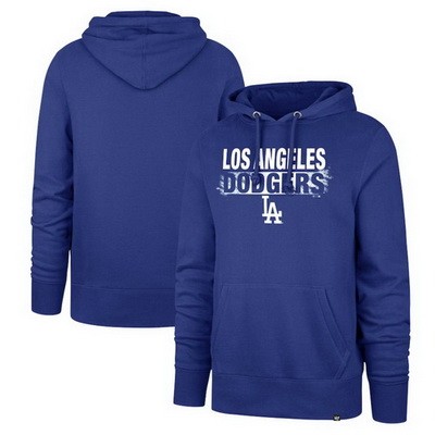 Men's Los Angeles Dodgers Blue Pullover Hoodie 250217
