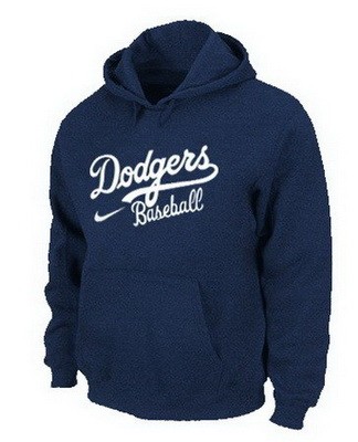 Men's Los Angeles Dodgers Navy Blue Printed Pullover Hoodie