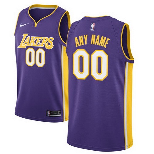 Men's Los Angeles Lakers Customized Purple Icon Swingman Nike Jersey