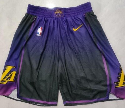 Men's Los Angeles Lakers Purple 2024 City Swingman Shorts