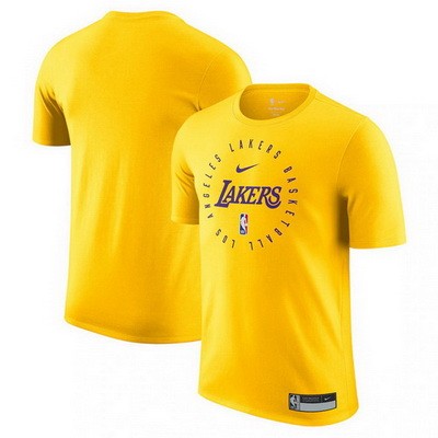 Men's Los Angeles Lakers Yellow Legend On Court Practice Performance T Shirt