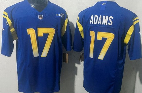 Men's Los Angeles Rams #17 Davante Adams Limited Royal FUSE Vapor Jersey