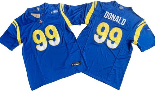 Men's Los Angeles Rams #99 Aaron Donald Limited Royal FUSE Vapor Jersey