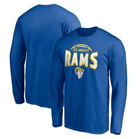Men's Los Angeles Rams Blue Darius Rucker Long Sleeve T Shirt