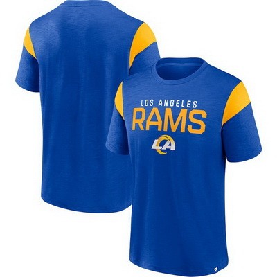 Men's Los Angeles Rams Blue Home Stretch Team T Shirt
