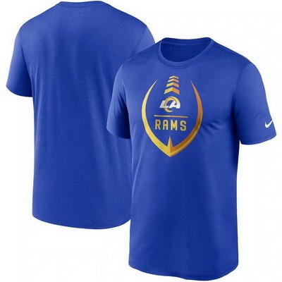 Men's Los Angeles Rams Blue Icon Legend Performance T Shirt