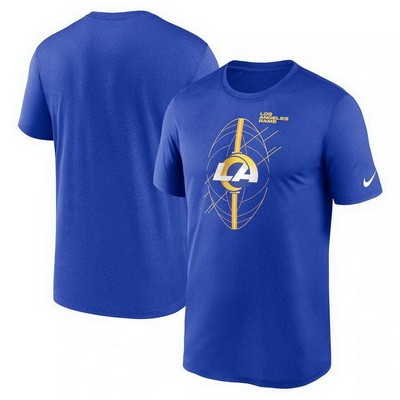 Men's Los Angeles Rams Blue Legend Icon Performance T Shirt