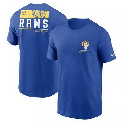 Men's Los Angeles Rams Blue Team Incline T Shirt