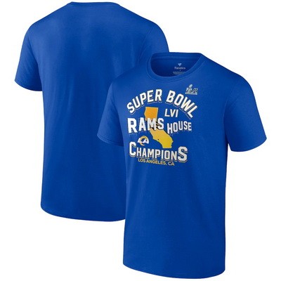 Men's Los Angeles Rams Royal Preschool Super Bowl LVI Champions Hard Count Hometown T-Shirt