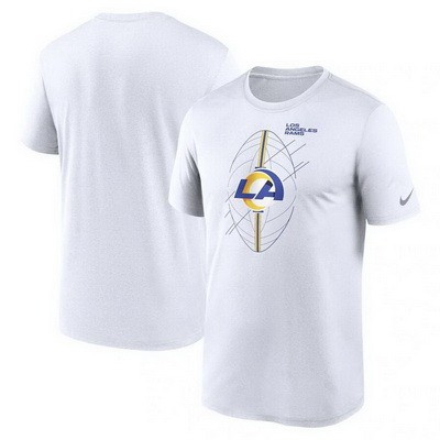 Men's Los Angeles Rams White Legend Icon Performance T Shirt