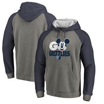 Men's Memphis Grizzlies Gray 3 Printed Pullover Hoodie