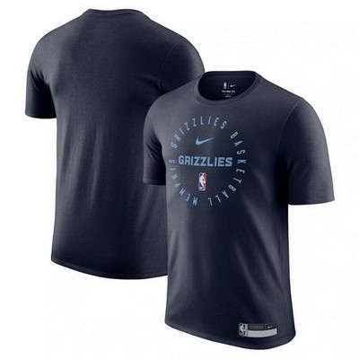 Men's Memphis Grizzlies Navy Legend On Court Practice Performance T Shirt