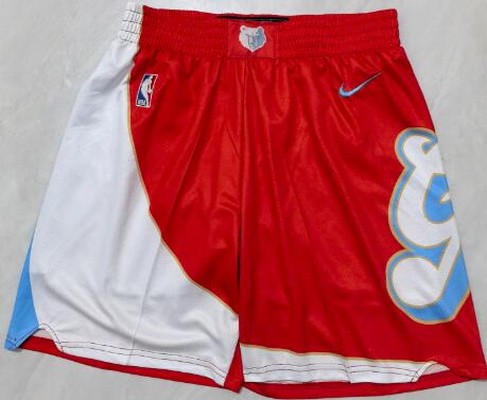 Men's Memphis Grizzlies Red 2024 City Swingman Shorts