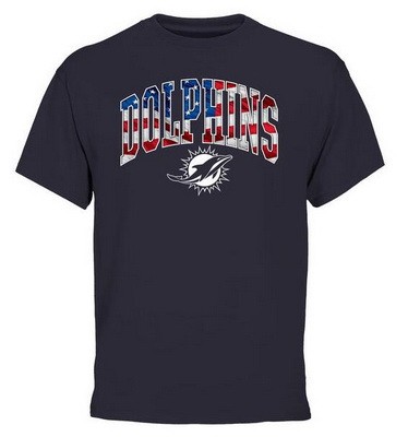 Men's Miami Dolphins Printed T Shirt 1910