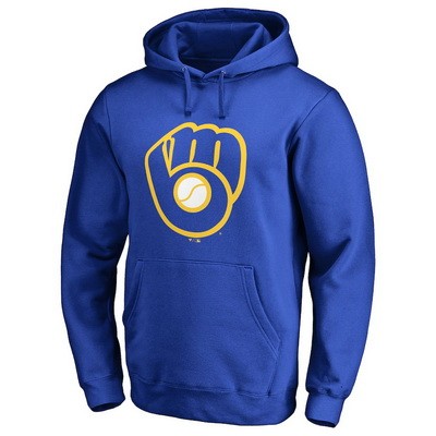 Men's Milwaukee Brewers Printed Pullover Hoodie 112533