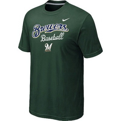 Men's Milwaukee Brewers Printed T Shirt 14319